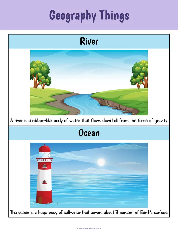 Geography 23 — free printable geography activity sheet for ages 5-9