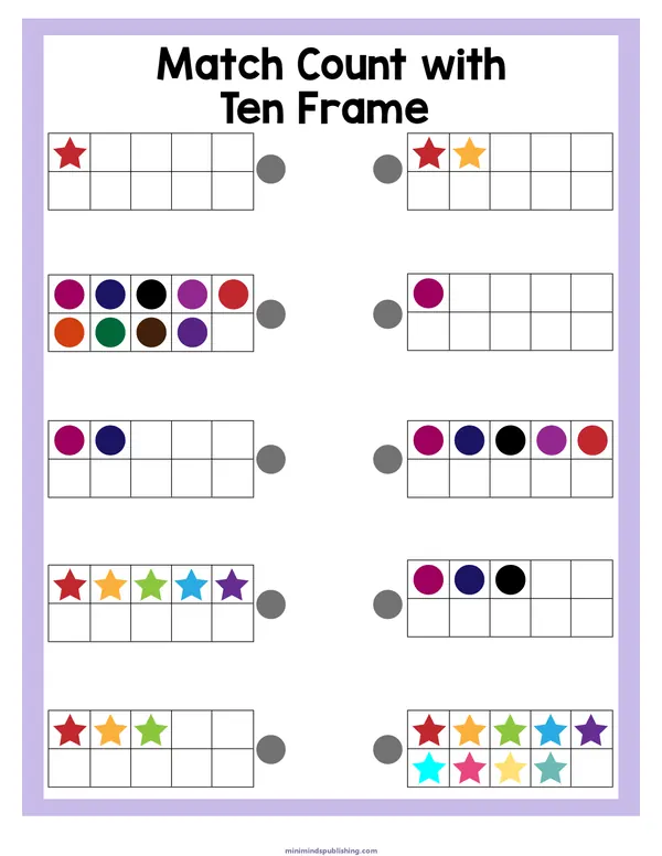 Matching Worksheets 17 — free printable matching worksheets activity sheet for ages 5-6