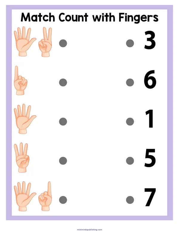 Matching Worksheets 19 — free printable matching worksheets activity sheet for ages 5-6