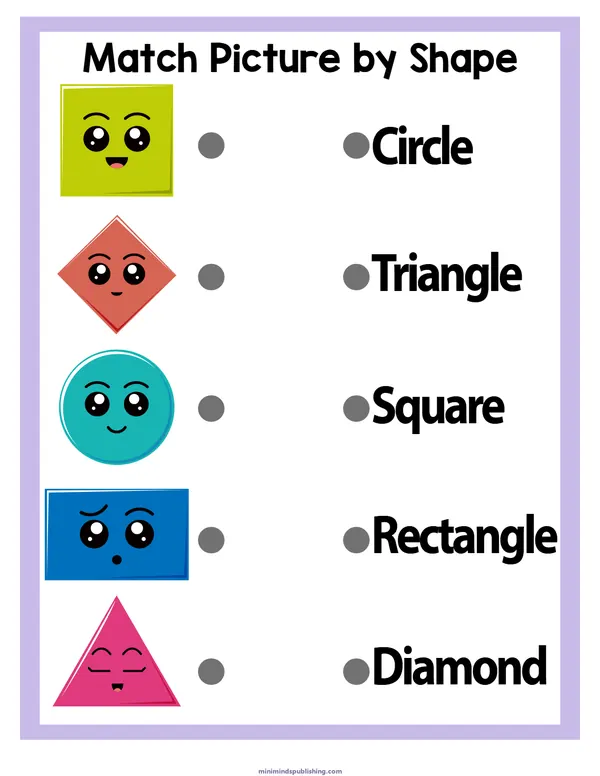 Matching Worksheets 24 — free printable matching worksheets activity sheet for ages 5-6