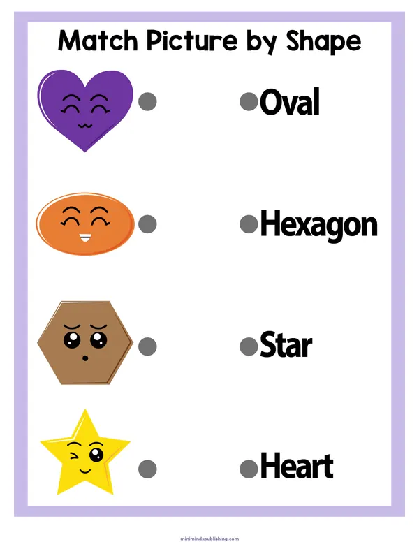 Matching Worksheets 25 — free printable matching worksheets activity sheet for ages 5-6