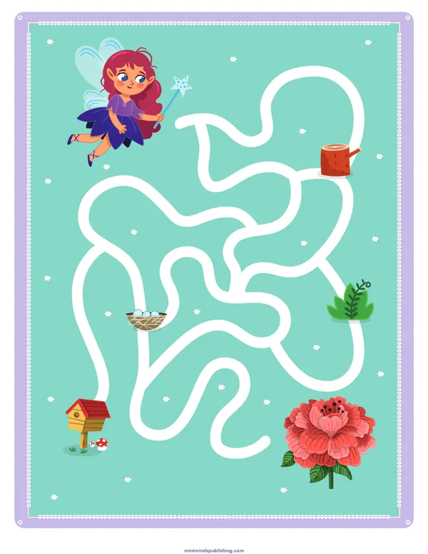 Mazes 3 — free printable mazes activity sheet for ages 3-6