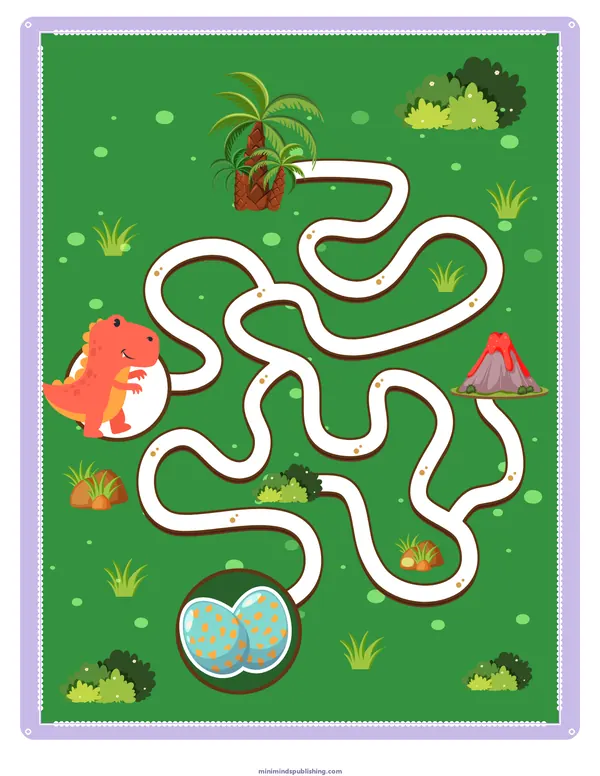 Mazes 10 — free printable mazes activity sheet for ages 3-6