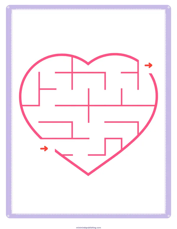 Mazes 11 — free printable mazes activity sheet for ages 3-6