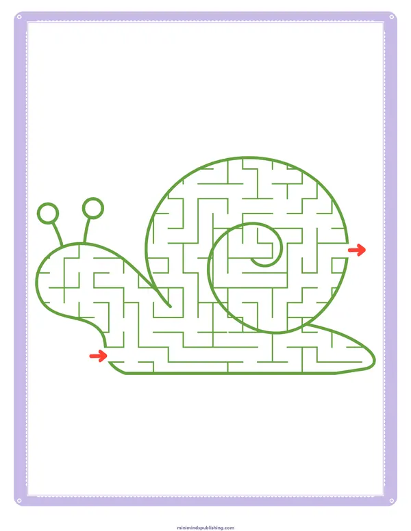 Mazes 24 — free printable mazes activity sheet for ages 3-6