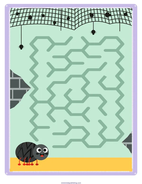 Mazes 35 — free printable mazes activity sheet for ages 3-6