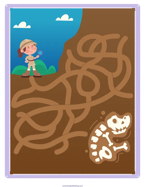 Mazes 39 — free printable mazes activity sheet for ages 3-6