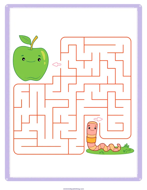 Mazes 44 — free printable mazes activity sheet for ages 3-6