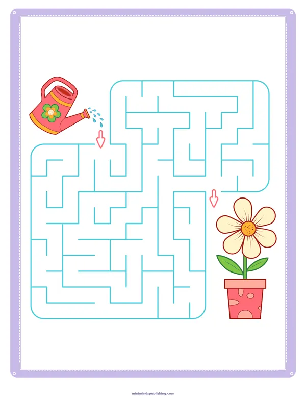 Mazes 45 — free printable mazes activity sheet for ages 3-6
