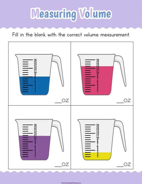 Measuring Things 16 — free printable measuring things activity sheet for ages 4-7