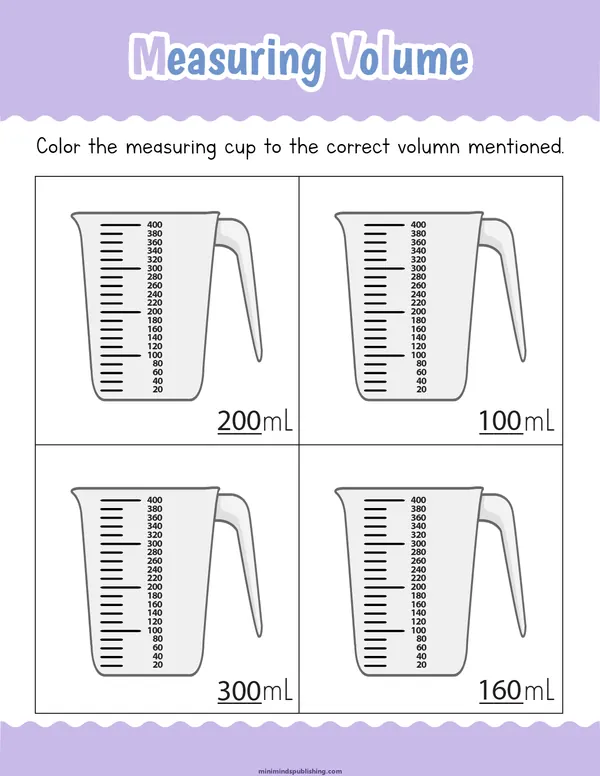 Measuring Things 19 — free printable measuring things activity sheet for ages 4-7