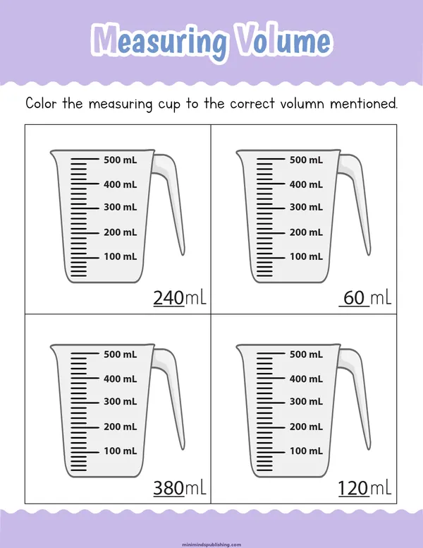 Measuring Things 20 — free printable measuring things activity sheet for ages 4-7