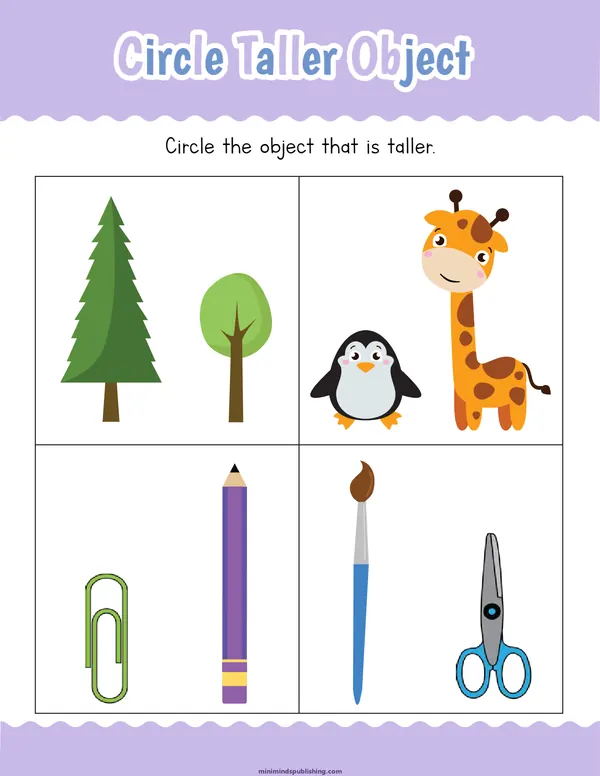 Measuring Things 26 — free printable measuring things activity sheet for ages 4-7