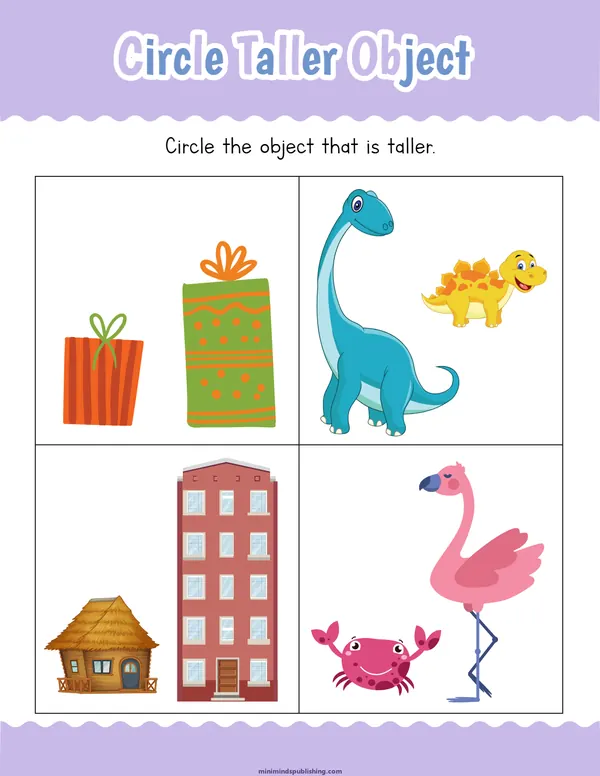 Measuring Things 27 — free printable measuring things activity sheet for ages 4-7