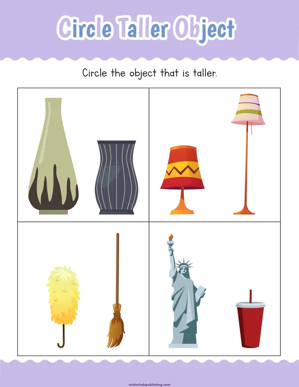 Measuring Things 28 — free printable measuring things activity sheet for ages 4-7
