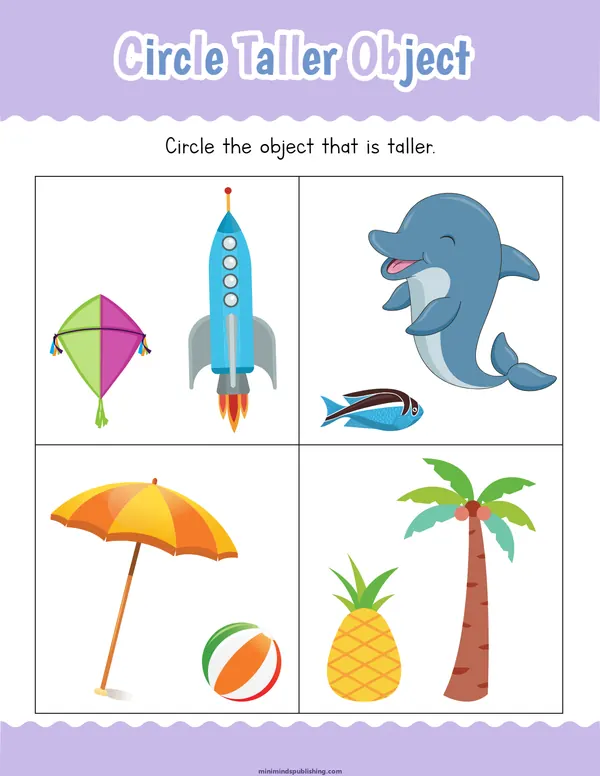 Measuring Things 29 — free printable measuring things activity sheet for ages 4-7