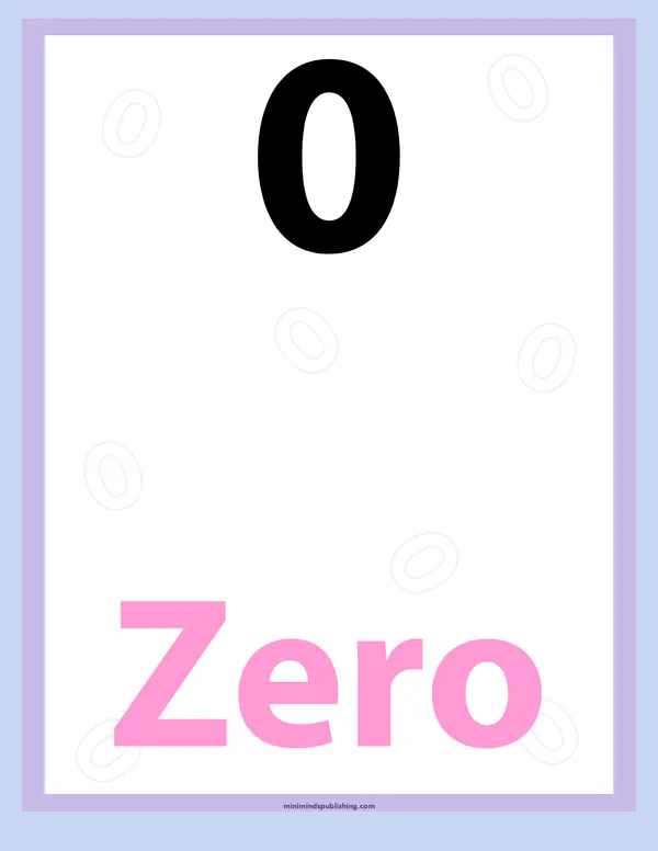 Number Identification 1 — free printable number identification activity sheet for ages 3-6