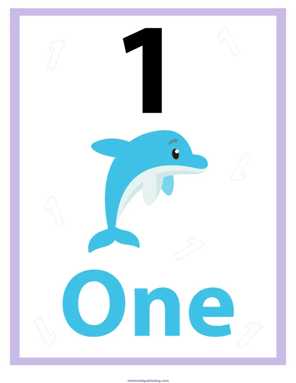 Number Identification 2 — free printable number identification activity sheet for ages 3-6