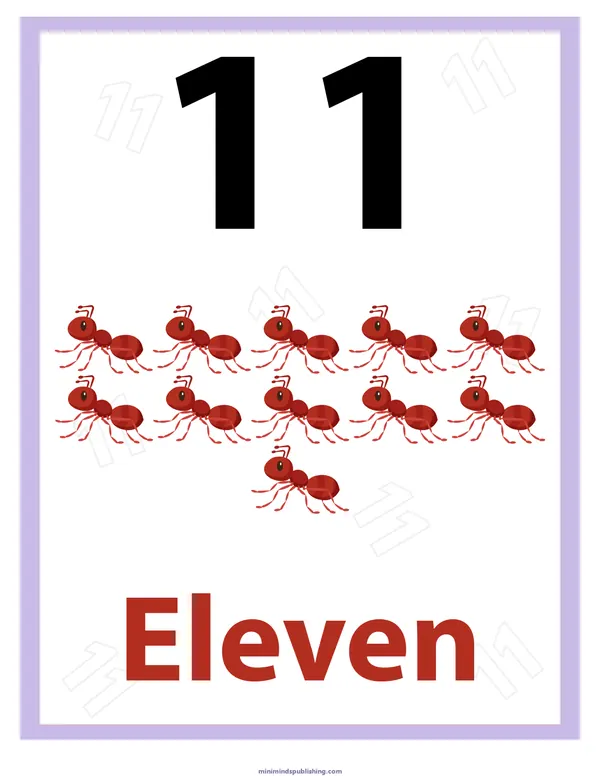 Number Identification 12 — free printable number identification activity sheet for ages 3-6