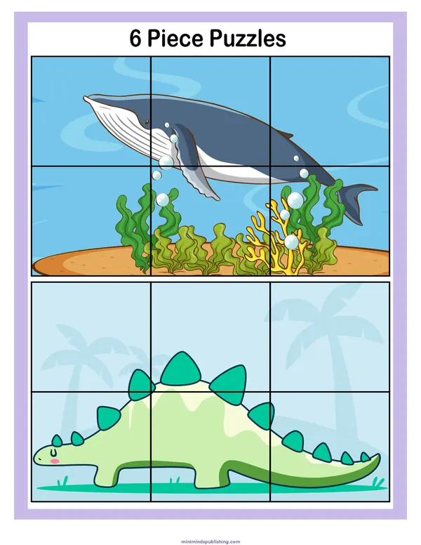 Puzzles and Mazes 10 — free printable puzzles and mazes activity sheet for ages 3-6
