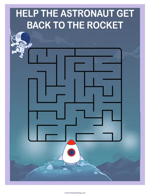 Puzzles and Mazes 39 — free printable puzzles and mazes activity sheet for ages 3-6