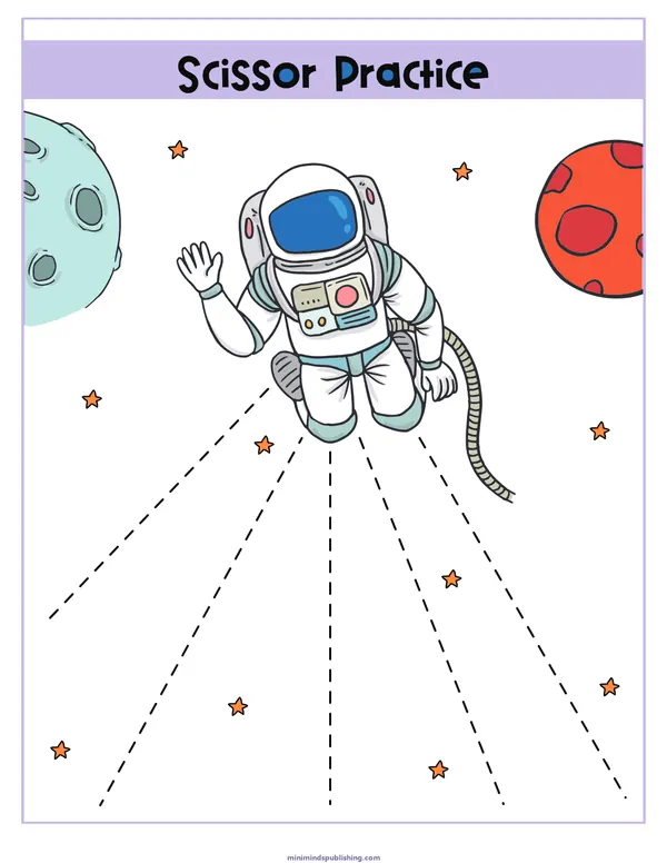 Scissor Activities 24 — free printable scissor activities activity sheet for ages 3-6