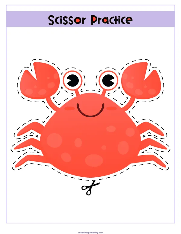 Scissor Activities 29 — free printable scissor activities activity sheet for ages 3-6