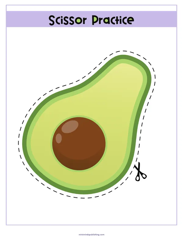 Scissor Activities 30 — free printable scissor activities activity sheet for ages 3-6