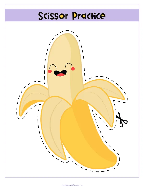 Scissor Activities 47 — free printable scissor activities activity sheet for ages 3-6