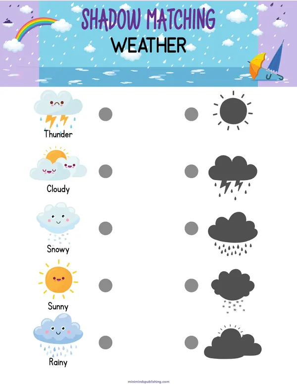 Shadow Matching 23 — free printable shadow matching activity sheet for ages 3-6