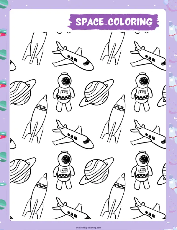 Space Activities 6 — free printable space activities activity sheet for ages 4-7