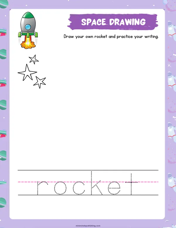 Space Activities 10 — free printable space activities activity sheet for ages 4-7