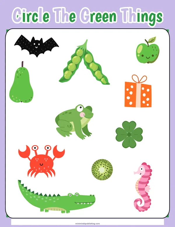 Trace and Color 14 — free printable trace and color activity sheet for ages 4-7