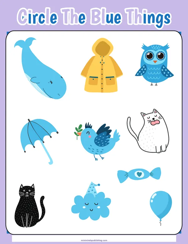 Trace and Color 15 — free printable trace and color activity sheet for ages 4-7
