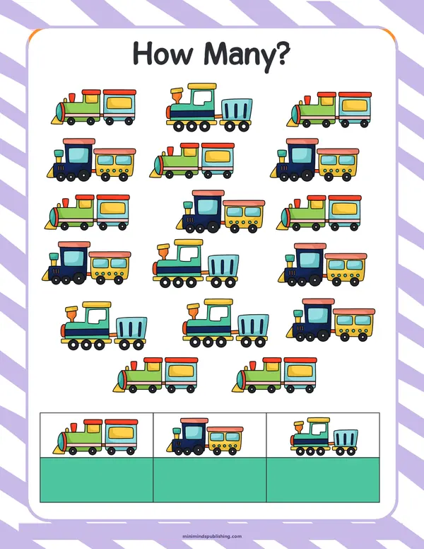 Train Scissor Activities 13 — free printable train scissor activities activity sheet for ages 5-6