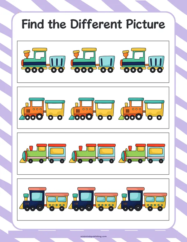 Train Scissor Activities 16 — free printable train scissor activities activity sheet for ages 5-6