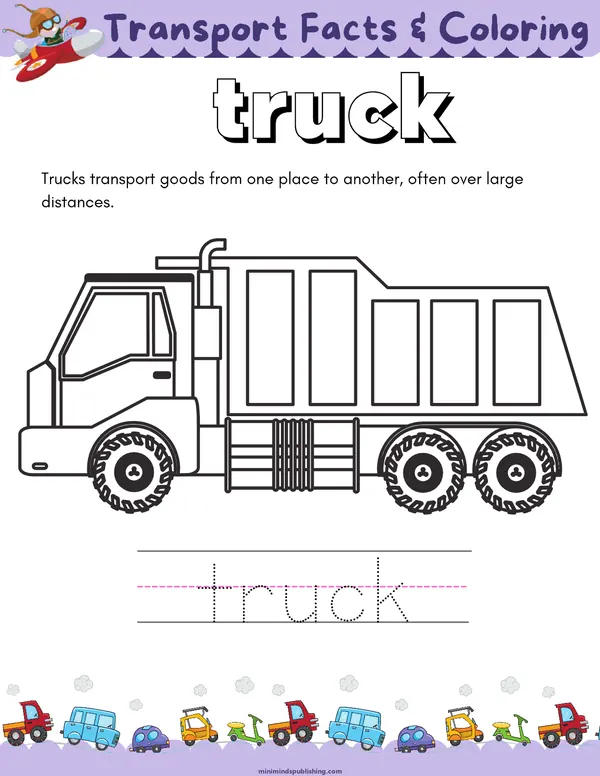 Transportation Activities 4 — free printable transportation activities activity sheet for ages 3-6