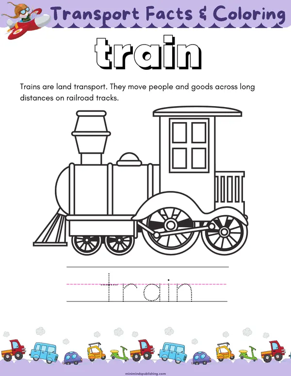 Transportation Activities 5 — free printable transportation activities activity sheet for ages 3-6