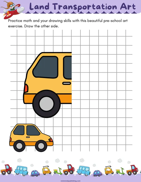 Transportation Activities 25 — free printable transportation activities activity sheet for ages 3-6