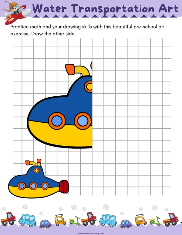 Transportation Activities 26 — free printable transportation activities activity sheet for ages 3-6
