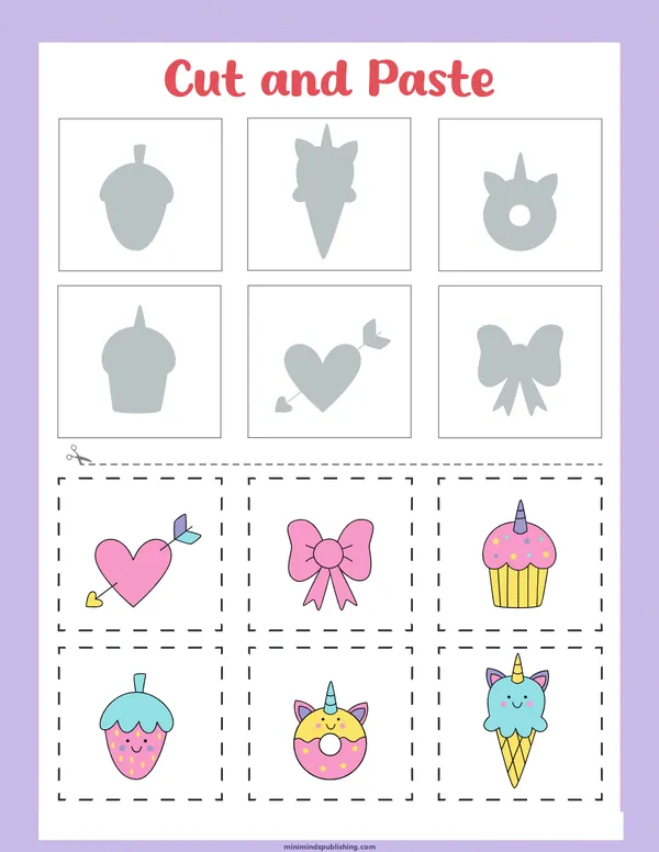 Unicorn Activities 4 — free printable unicorn activities activity sheet for ages 3-6