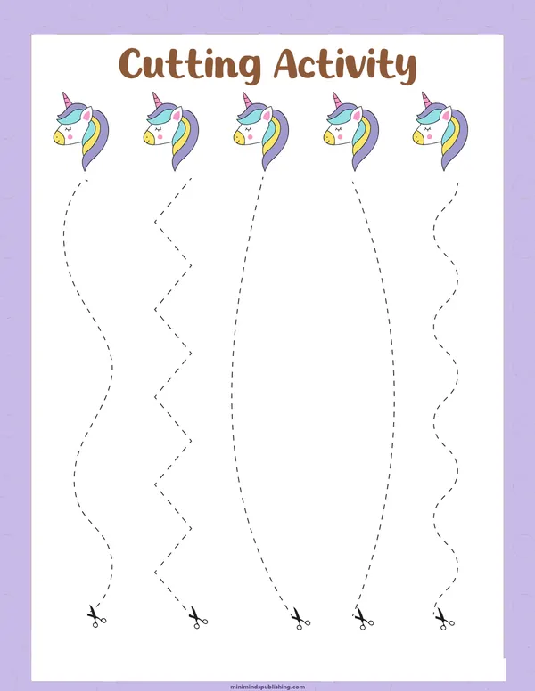 Unicorn Activities 16 — free printable unicorn activities activity sheet for ages 3-6