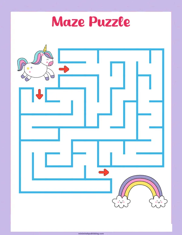 Unicorn Activities 19 — free printable unicorn activities activity sheet for ages 3-6