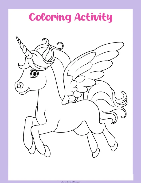 Unicorn Activities 20 — free printable unicorn activities activity sheet for ages 3-6