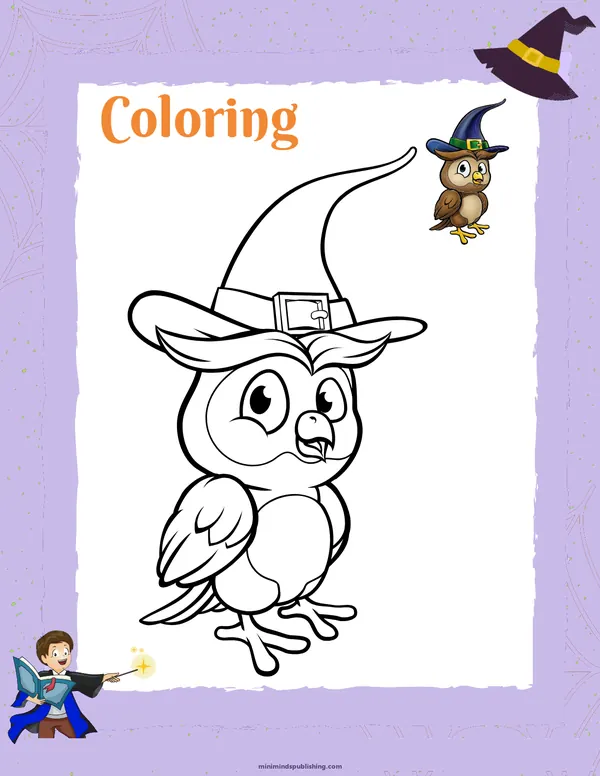 Witches and Wizards 5 — free printable witches and wizards activity sheet for ages 4-7