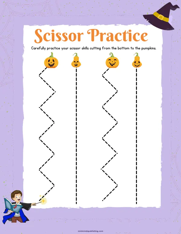 Witches and Wizards 11 — free printable witches and wizards activity sheet for ages 4-7
