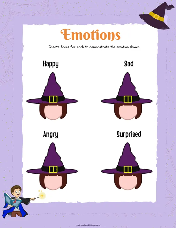 Witches and Wizards 22 — free printable witches and wizards activity sheet for ages 4-7