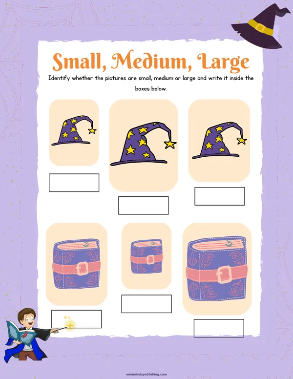 Witches and Wizards 29 — free printable witches and wizards activity sheet for ages 4-7