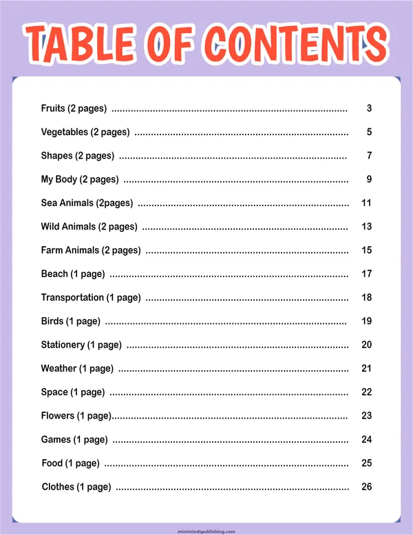 Word Search 1 — free printable word search activity sheet for ages 5-7
