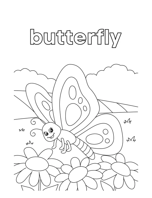 Cute Animals 7 — free printable cute animals coloring page